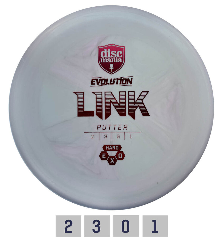 Frisbeegolfkiekko Discmania Putter Hard Exo Link Evolution Other, harmaa hinta ja tiedot | Frisbeegolf | hobbyhall.fi