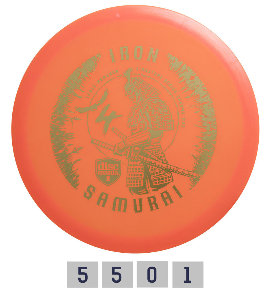 Frisbeekiekko Discmania Midrange Driver C-Line MD3 Iron Samurai 4, oranssi hinta ja tiedot | Frisbeegolf | hobbyhall.fi