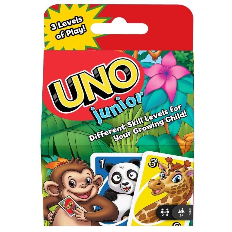 Korttipeli lapsille Uno Junior hinta 