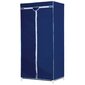 Alpina tekstiilivaatekaappi 75 x 50 x 160 cm, tummansininen hinta ja tiedot | Kaapit | hobbyhall.fi