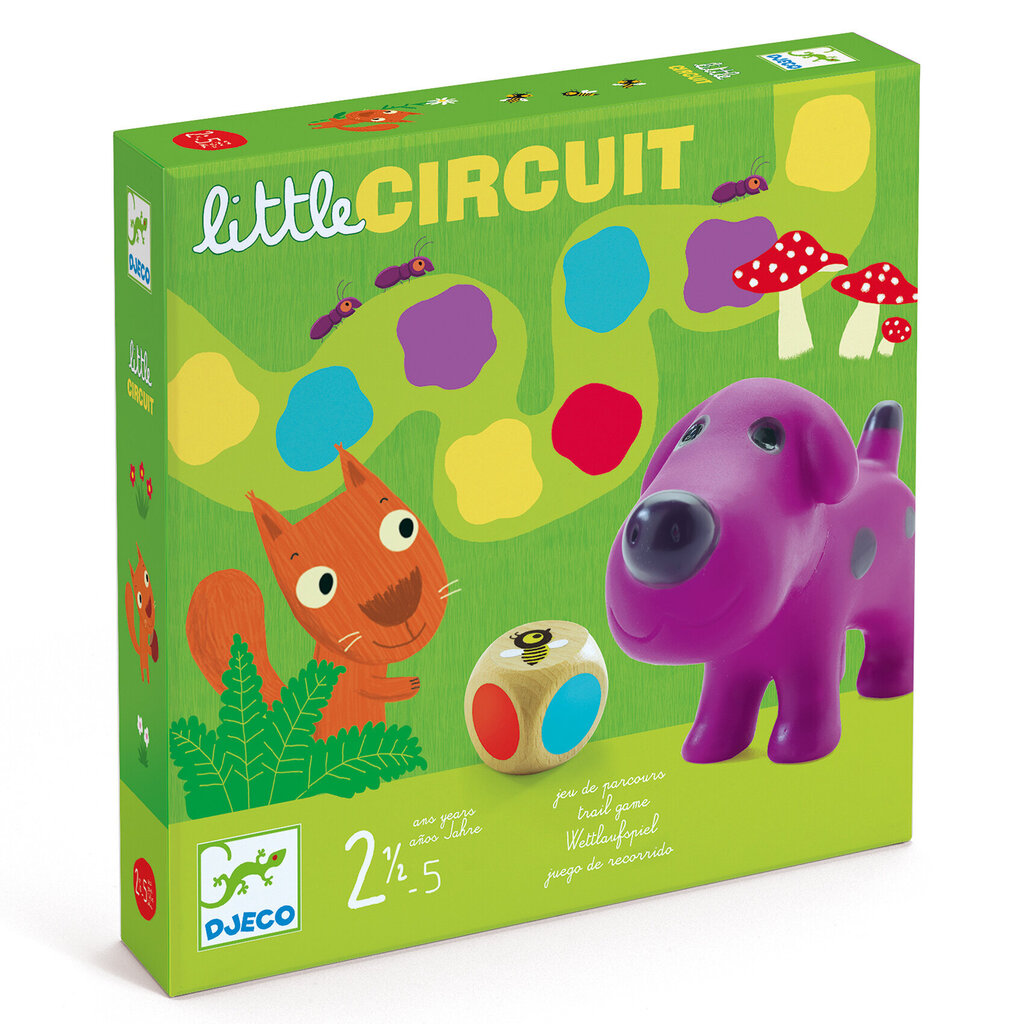 Lautapeli pienille Djeco Little Circuit, DJ08550 hinta ja tiedot | Lautapelit ja älypelit | hobbyhall.fi