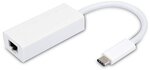 Vivanco adapteri USB-C - LAN, valkoinen (34291)