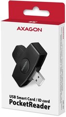 Axagon älykortinlukija CRE-SM5 hinta ja tiedot | Kannettavien tietokoneiden lisätarvikkeet | hobbyhall.fi