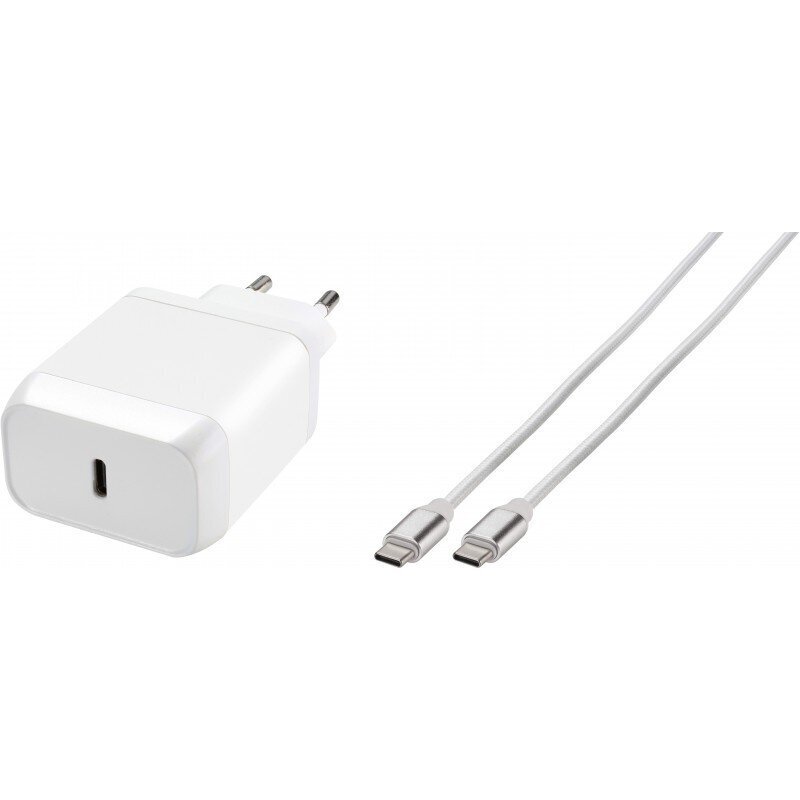 Vivanco laturi USB-C - USB-C 45W 1m (62400) hinta ja tiedot | Puhelimen laturit | hobbyhall.fi