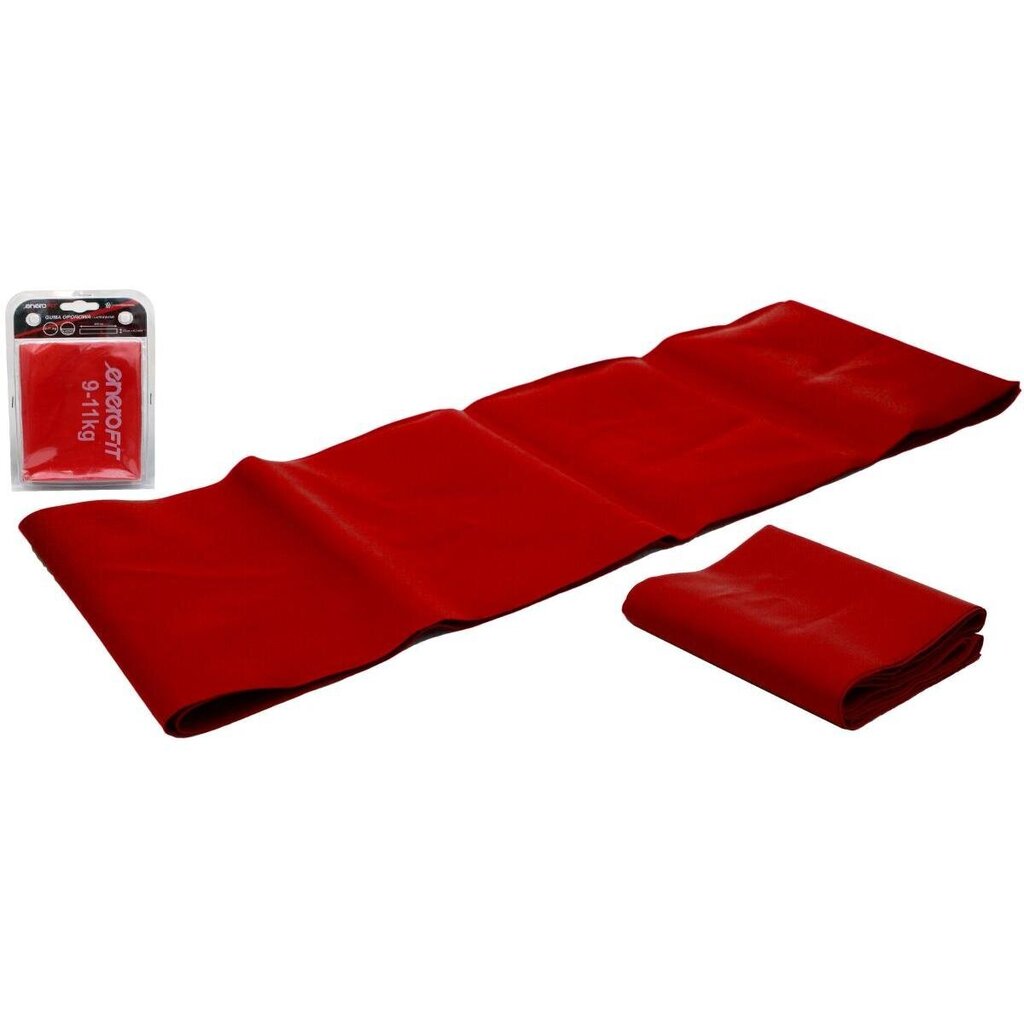 Pilates harjoitusnauha, 200x15cm 0.30mm, punainen hinta ja tiedot | Joogatarvikkeet | hobbyhall.fi