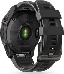 Tech-Protect kellon ranneke IconBand Garmin fenix 3/5X/3HR/5X Plus/6X/6X Pro/7X, musta hinta ja tiedot | Älykellojen ja aktiivisuusrannekkeiden lisätarvikkeet | hobbyhall.fi