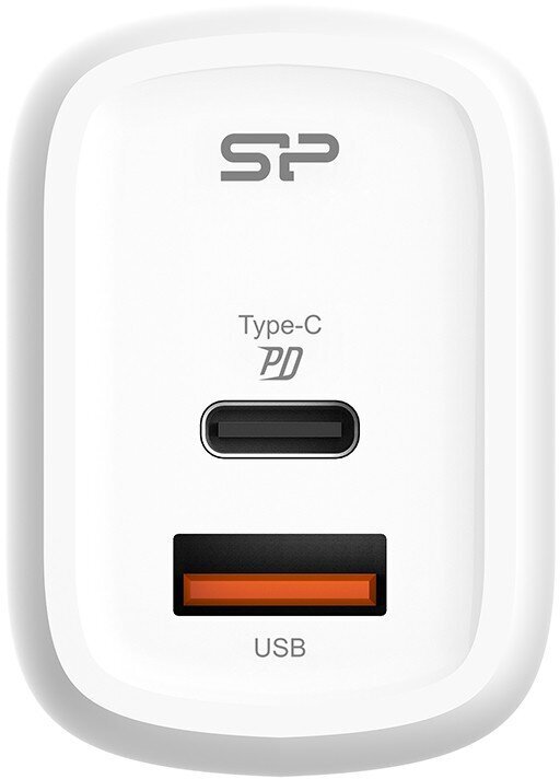 Silicon Power laturi USB-C/USB QM25 30W, valkoinen hinta ja tiedot | Puhelimen laturit | hobbyhall.fi