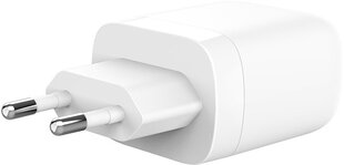 Silicon Power laturi USB-C/USB QM25 30W, valkoinen hinta ja tiedot | Puhelimen laturit | hobbyhall.fi