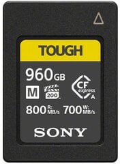 Sony-Memorykortti CFexpress 960GB Type A Tough M hinta ja tiedot | Sony Kovalevyt ja muistitikut | hobbyhall.fi