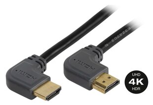 Vivanco-kaapeli HDMI - HDMI 3m angeled (47107) hinta ja tiedot | Kaapelit ja adapterit | hobbyhall.fi