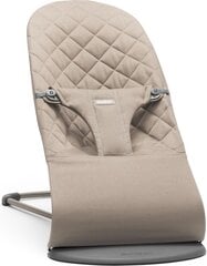 Sitteri BabyBjörn Bliss Woven, Hiekanharmaa hinta ja tiedot | Sitterit | hobbyhall.fi