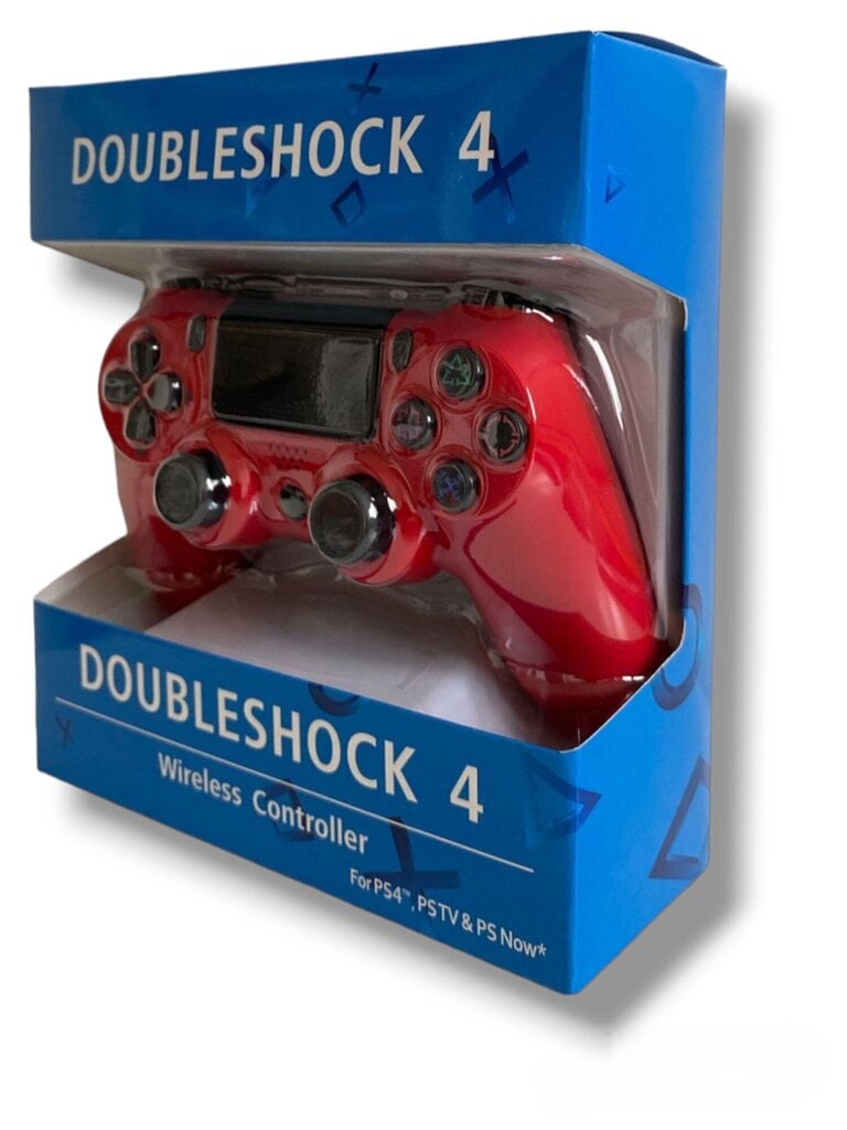 Play RE PlayStation 4 Doubleshock 4 V2 langaton, Bluetooth, kaukosäädin (PS4 /PC/PS5 / Android / iOS) hinta ja tiedot | Ohjaimet ja lisätarvikkeet | hobbyhall.fi