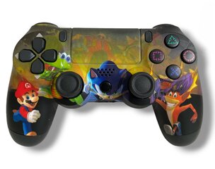 Play RE PlayStation 4 Doubleshock 4 V2 langaton, Bluetooth, kaukosäädin (PS4 /PC/PS5 / Android / iOS) hinta ja tiedot | Ohjaimet ja lisätarvikkeet | hobbyhall.fi