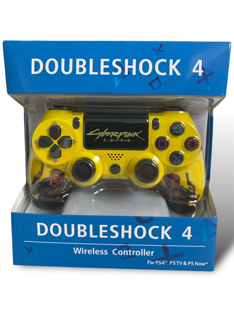 Play RE PlayStation 4 Doubleshock 4 V2 langaton, Bluetooth, kaukosäädin (PS4 /PC/PS5 / Android / iOS) hinta ja tiedot | Ohjaimet ja lisätarvikkeet | hobbyhall.fi