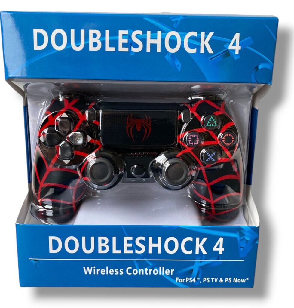 Play RE PlayStation 4 Doubleshock 4 V2 langaton, Bluetooth, kaukosäädin (PS4 /PC/PS5 / Android / iOS) hinta ja tiedot | Ohjaimet ja lisätarvikkeet | hobbyhall.fi