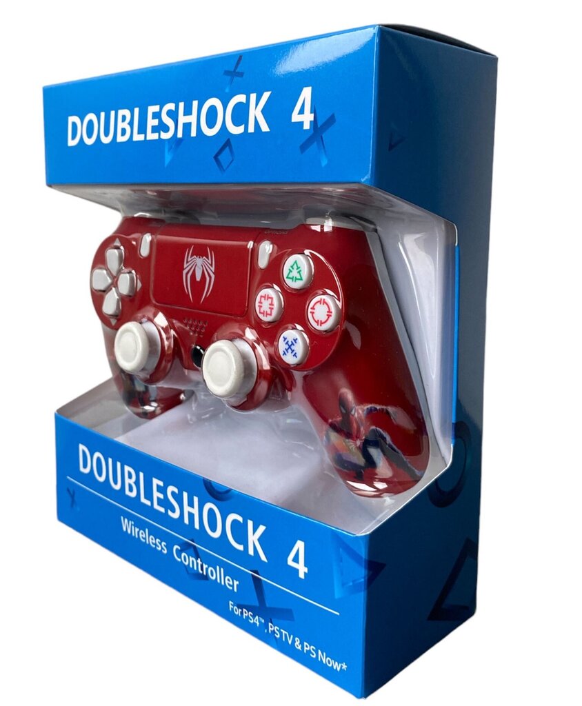 Play RE PlayStation 4 Doubleshock 4 V2 langaton, Bluetooth, kaukosäädin (PS4 /PC/PS5 / Android / iOS) hinta ja tiedot | Ohjaimet ja lisätarvikkeet | hobbyhall.fi