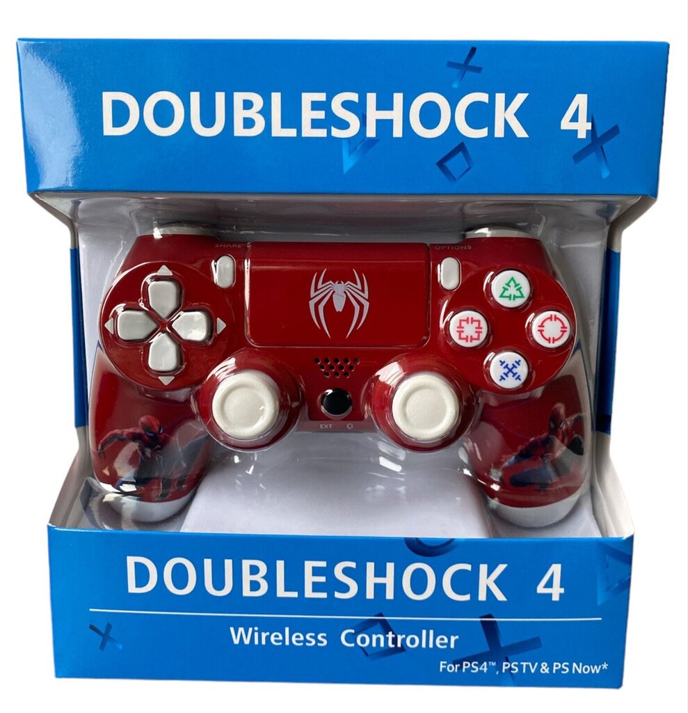 Play RE PlayStation 4 Doubleshock 4 V2 langaton, Bluetooth, kaukosäädin (PS4 /PC/PS5 / Android / iOS) hinta ja tiedot | Ohjaimet ja lisätarvikkeet | hobbyhall.fi