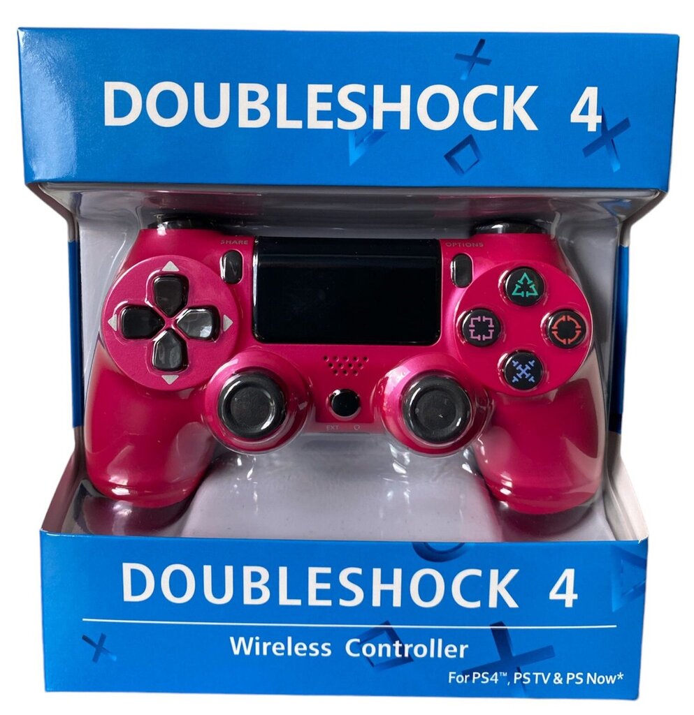 Play RE PlayStation 4 Doubleshock 4 V2 langaton, Bluetooth, kaukosäädin (PS4 /PC/PS5 / Android / iOS) hinta ja tiedot | Ohjaimet ja lisätarvikkeet | hobbyhall.fi