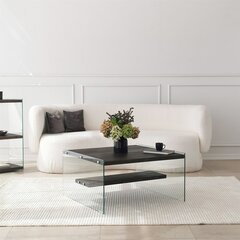 Kahvipöytä, Asir, 75x40x75 cm, harmaa hinta ja tiedot | Sohvapöydät | hobbyhall.fi