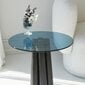 Sohvapöytä Asir, 50x50x50 cm, musta/sininen hinta ja tiedot | Sohvapöydät | hobbyhall.fi