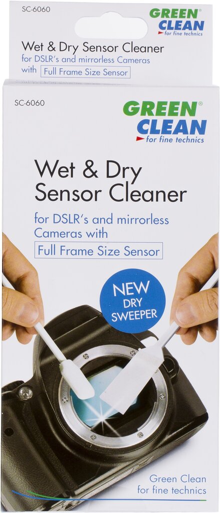Green Clean anturin puhdistussarja Wet Foam Swab & Dry Sweeper (SC-6060) hinta ja tiedot | Kameratarvikkeet | hobbyhall.fi