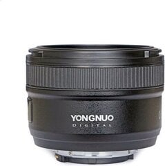 Yongnuo YN 50mm f/1.8 objektiivi Nikonille hinta ja tiedot | Yongnuo Puhelimet, älylaitteet ja kamerat | hobbyhall.fi