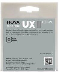 Hoya suodatin pyöreä polarisaatio UX II 67mm hinta ja tiedot | Kameran suotimet | hobbyhall.fi