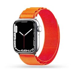 Tech-Protect kellon ranneke Nylon Pro Apple Watch 42/44/45/49mm, oranssi hinta ja tiedot | Älykellojen ja aktiivisuusrannekkeiden lisätarvikkeet | hobbyhall.fi