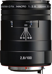 HD Pentax D-FA 100mm f/2.8 Macro ED AW -objektiivi, musta hinta ja tiedot | Objektiivit | hobbyhall.fi