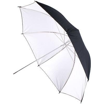 BIG Helios sateenvarjo 100cm, valkoinen/musta (428302) hinta ja tiedot | Valokuvaustarvikkeet | hobbyhall.fi
