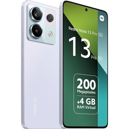 Xiaomi Redmi Note 13 Pro 5G 8/256GB Aurora Purple hinta ja tiedot | Matkapuhelimet | hobbyhall.fi