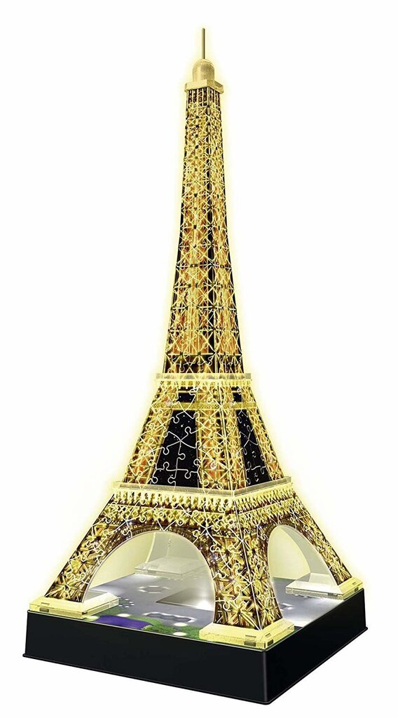 Ravensburger 3D hohtava pimeässä palapeli Eiffel Tower 216 kpl hinta ja tiedot | Palapelit | hobbyhall.fi