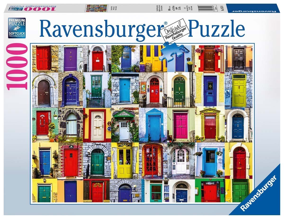 Ravensburger palapeli 1000 kappaletta Maailman ovet hinta ja tiedot | Palapelit | hobbyhall.fi