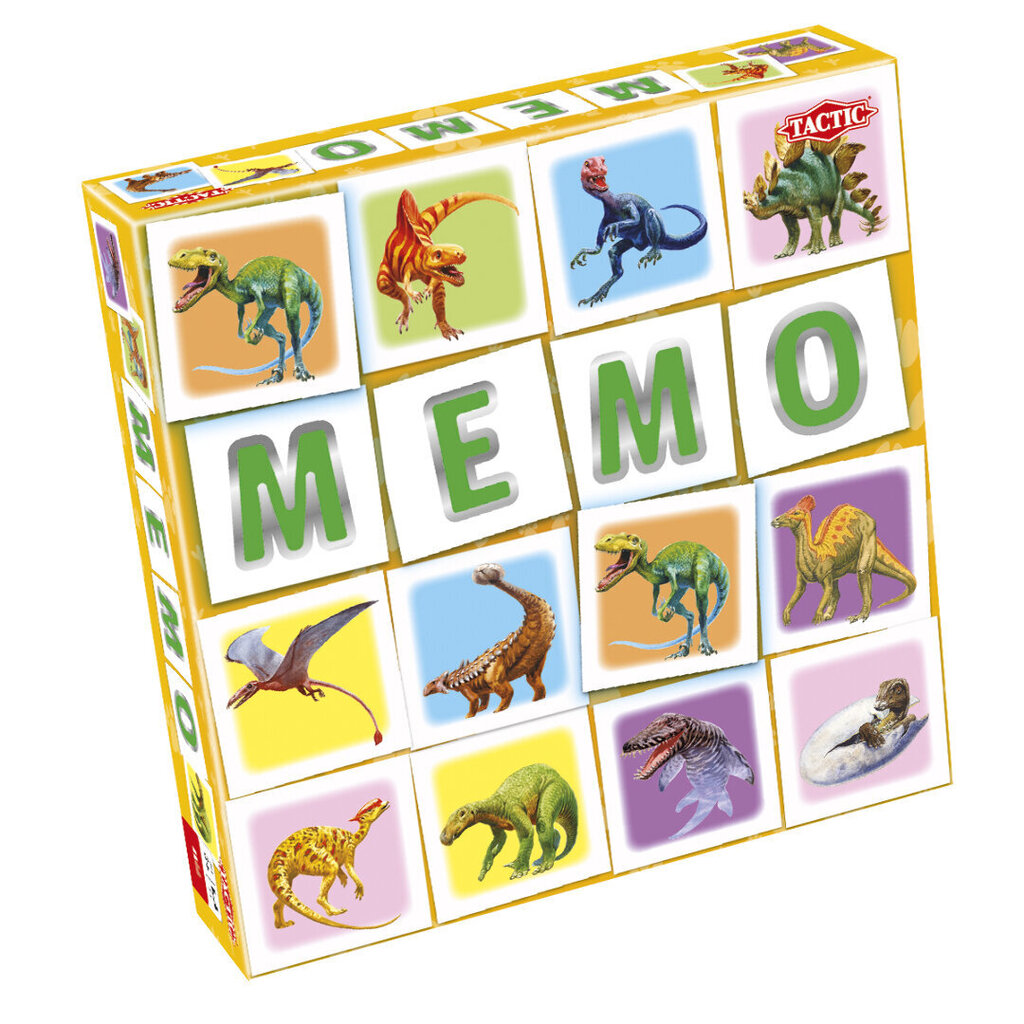 Tactic lautapeli Memo Dinosaurs hinta ja tiedot | Lautapelit ja älypelit | hobbyhall.fi