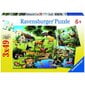 Ravensburger palapeli 3x49 kpl Eläimet hinta ja tiedot | Palapelit | hobbyhall.fi