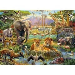 Ravensburger palapeli 200 kpl Savannin eläimiä hinta ja tiedot | Palapelit | hobbyhall.fi