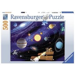 Ravensburger palapeli 500 kpl Aurinkokunta hinta ja tiedot | Palapelit | hobbyhall.fi