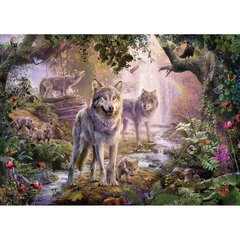 Ravensburger palapeli 1000 kpl Wolves hinta ja tiedot | Palapelit | hobbyhall.fi