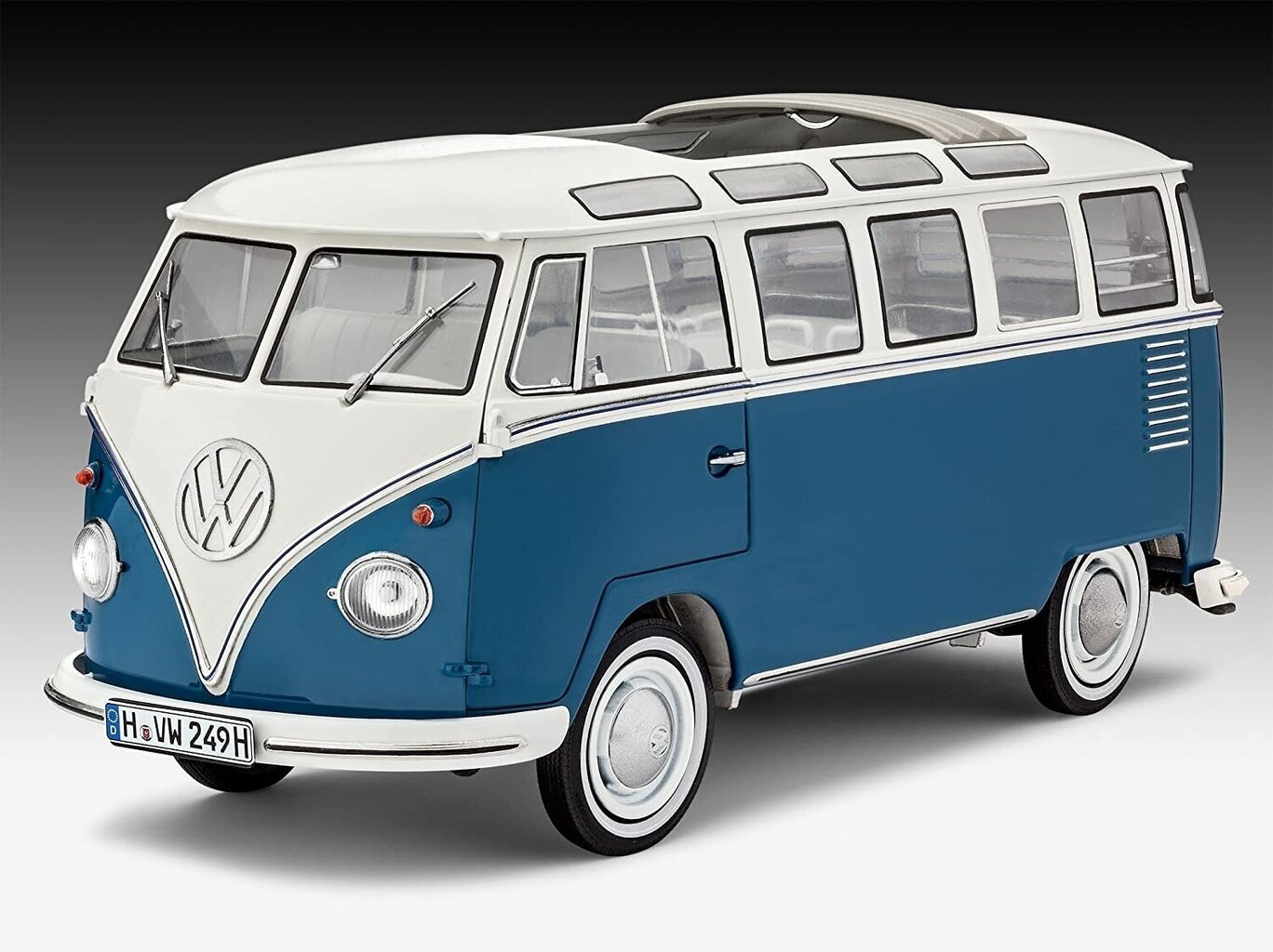 Revell-liimamalli Volkswagen T1 Samba Bus 1:16 hinta ja tiedot | LEGOT ja rakennuslelut | hobbyhall.fi