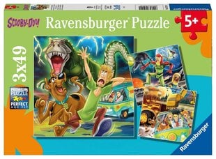 Ravenburger palapeli 3x49 kpl Scooby Doo hinta ja tiedot | Palapelit | hobbyhall.fi