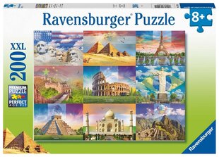 Ravensburger palapeli 200 kpl Monumentteja hinta ja tiedot | Palapelit | hobbyhall.fi