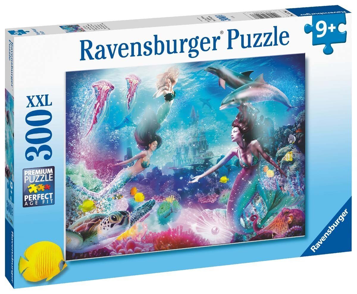 Ravensburger palapeli 300 kpl Mermaids hinta ja tiedot | Palapelit | hobbyhall.fi