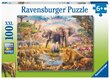 Ravensburger palapeli 100 osaa Alkukantainen luonto hinta ja tiedot | Palapelit | hobbyhall.fi