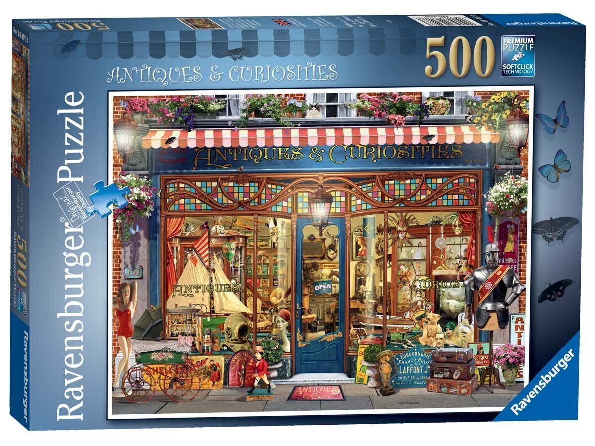 Ravensburger palapeli 500 kpl Antiikkia hinta ja tiedot | Palapelit | hobbyhall.fi