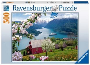 Ravensburger palapeli 500 kpl skandinaavinen idylli hinta ja tiedot | Palapelit | hobbyhall.fi