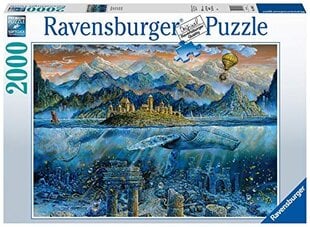 Ravensburger palapeli 2000 kpl Viisauden valas hinta ja tiedot | Palapelit | hobbyhall.fi