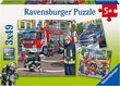 Ravensburger palapeli 3x49 kpl Pelastuspalvelu hinta ja tiedot | Palapelit | hobbyhall.fi