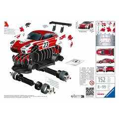 Ravensburger 3D-pulma Porsche 911 hinta ja tiedot | Palapelit | hobbyhall.fi