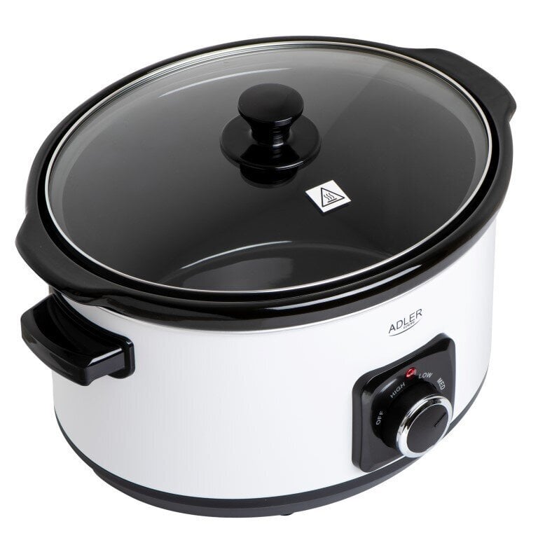 SLOW COOKER ADLER AD-6413W hinta ja tiedot | Höyry- ja monitoimikattilat | hobbyhall.fi