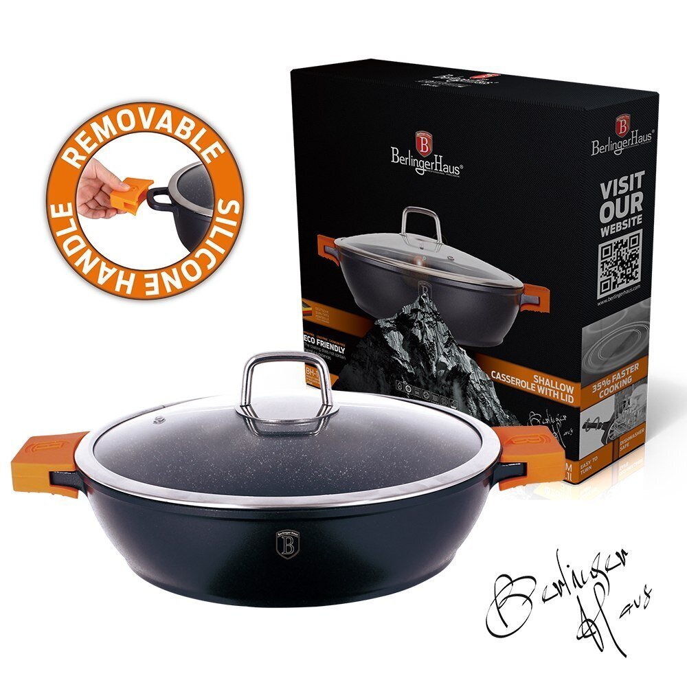 Berlinger Haus bh-1110 Granit diamond 32cm 5,2l liesi hinta ja tiedot | Kattilat ja painekattilat | hobbyhall.fi